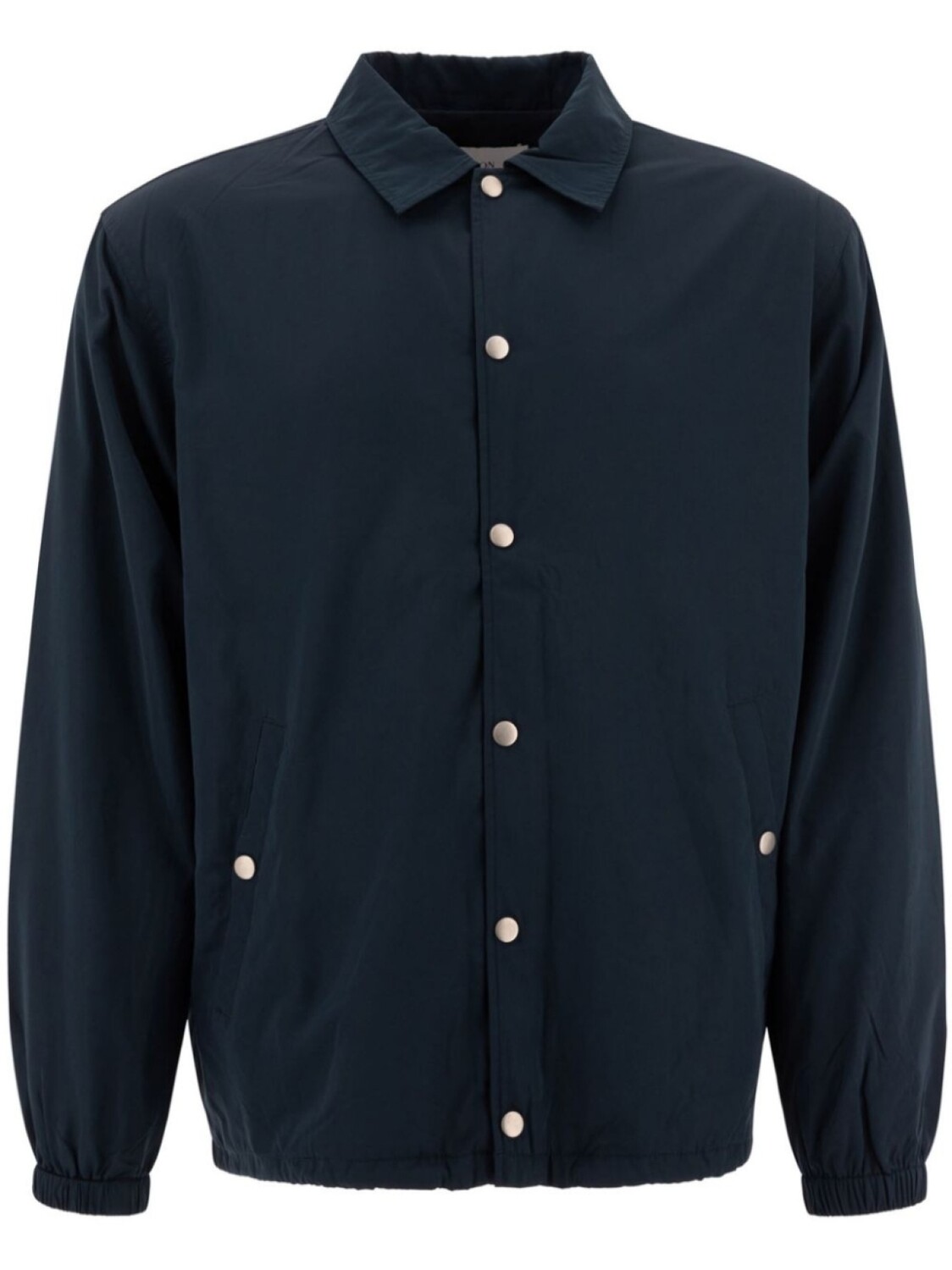 Куртка-рубашка с принтом логотипа Maison Kitsuné, синий 
Куртка-рубашка с принтом логотипа Maison Kitsuné, синий