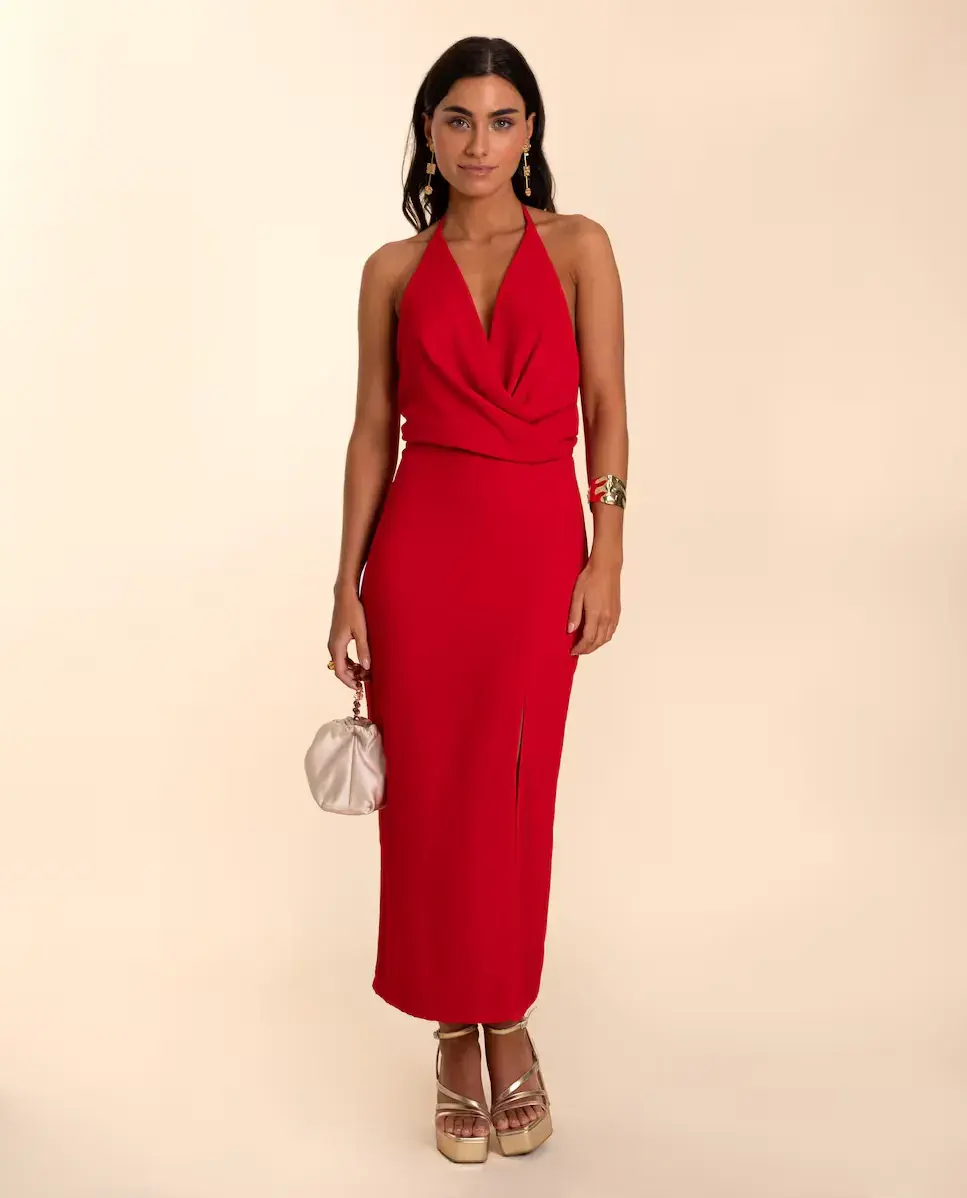 Платье миди с открытой спиной The-Are, красный
Платье миди с открытой спиной The-Are, красный