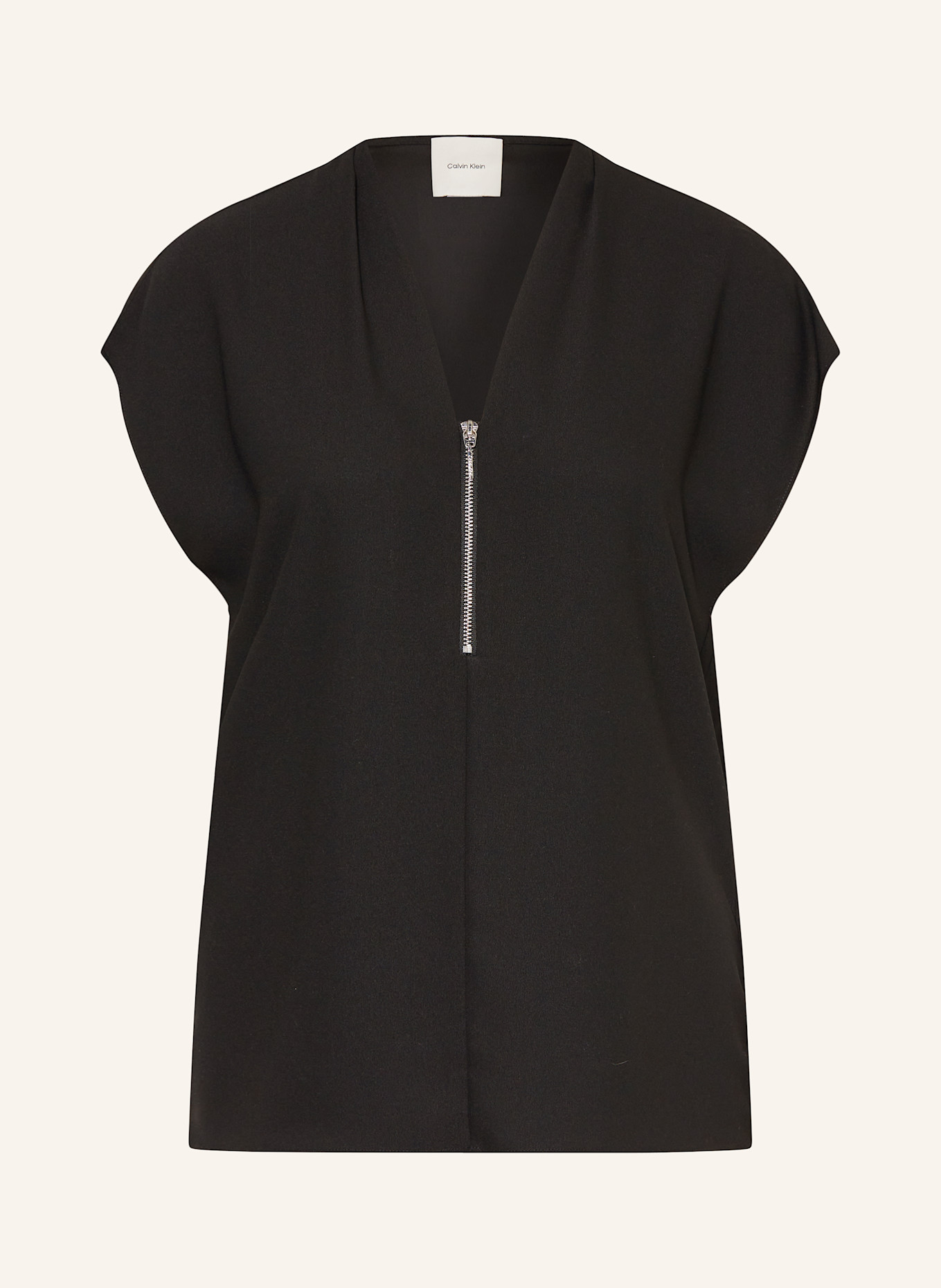 Верх блузки из жоржета Calvin Klein, черный
Верх блузки из жоржета Calvin Klein, черный