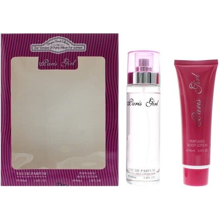 Женская парфюмерная вода DFC Paris Girl EDP 100ml & B/L 90ml
Женская парфюмерная вода DFC Paris Girl EDP 100ml & B/L 90ml