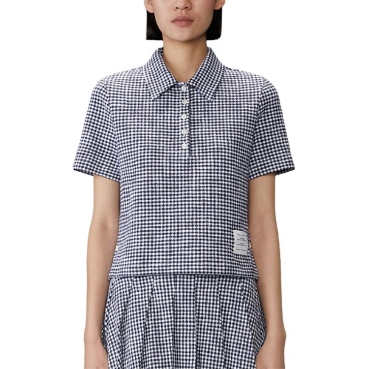 Поло Gingham Tweed THOM BROWNE, синий
Поло Gingham Tweed THOM BROWNE, синий