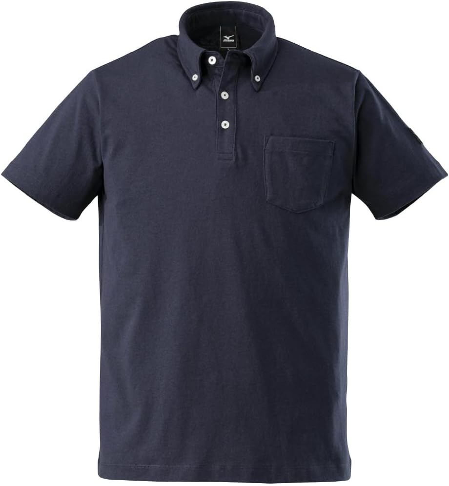 Мужская водоотталкивающая рубашка-поло Mizuno C2JA2153 с коротким рукавом, на пуговицах, удобная в ношении, для занятий спортом на открытом воздухе, с дезодорирующей лентой, темно-синий
Мужская водоотталкивающая рубашка-поло Mizuno C2JA2153 с коротким рукавом, на пуговицах, удобная в ношении, для занятий спортом на открытом воздухе, с дезодорирующей лентой, темно-синий