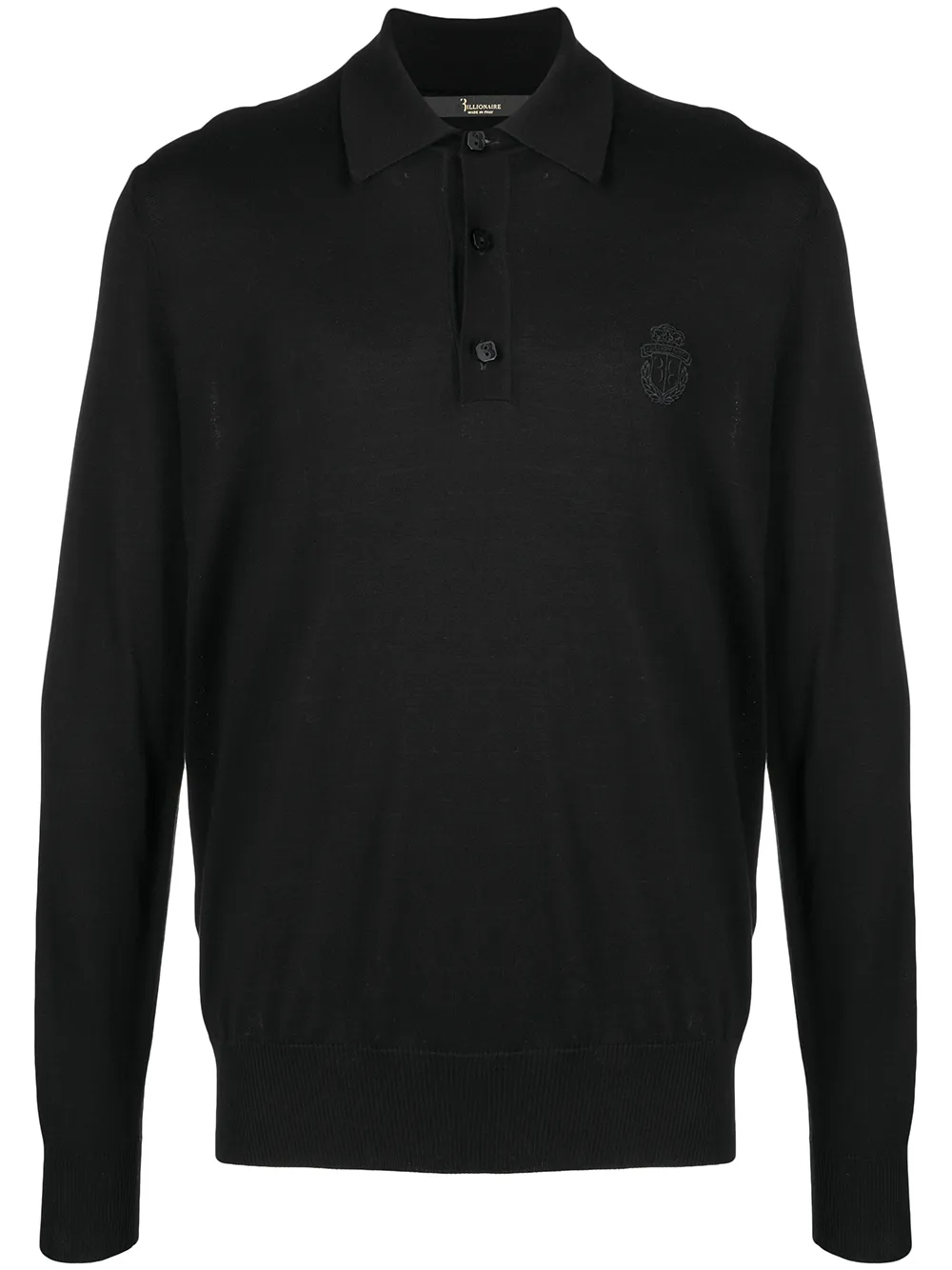 Джемпер с вышивкой Billionaire, черный
Джемпер с вышивкой Billionaire, черный
