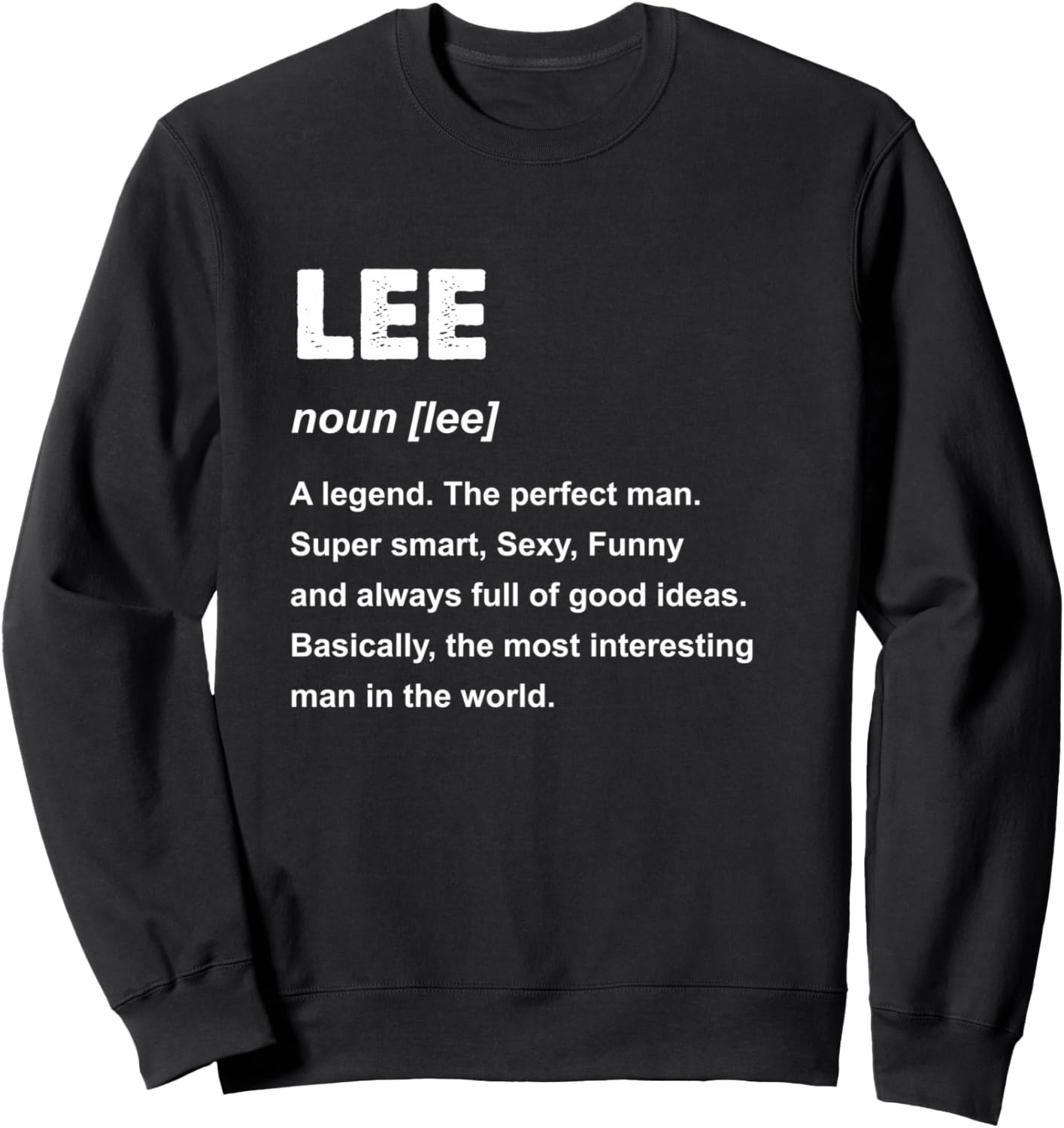 Толстовка с именем Ли Lee Name Shirts & Gifts, черный
Толстовка с именем Ли Lee Name Shirts & Gifts, черный