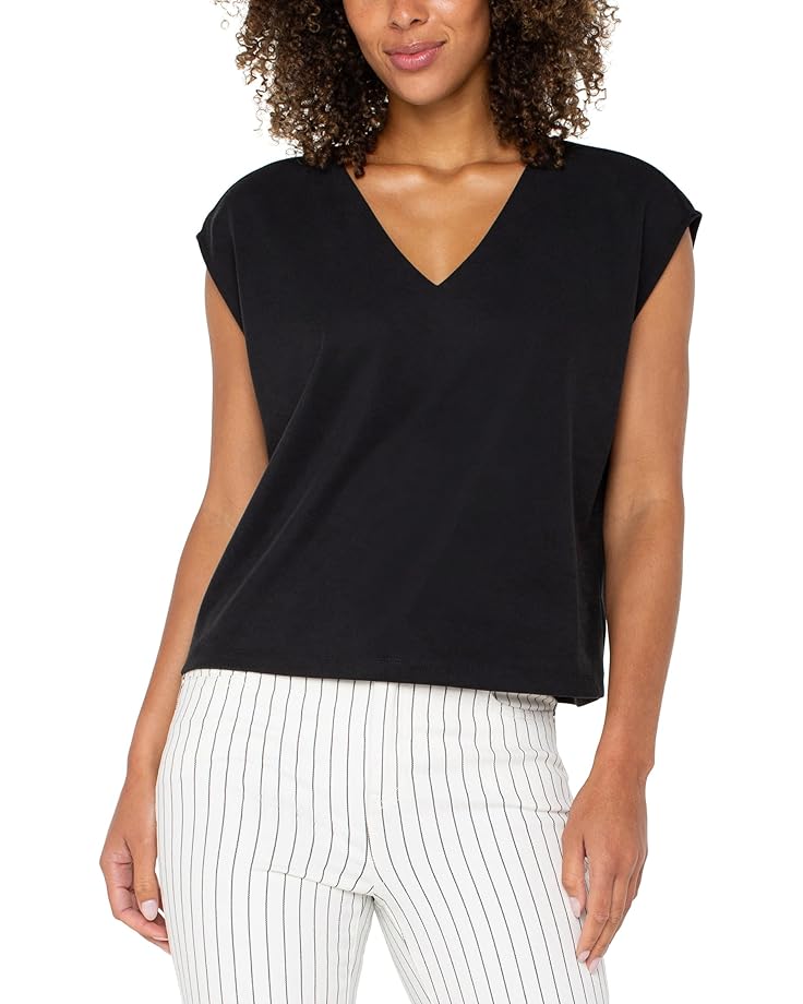 Топ Liverpool Los Angeles Dolman Sleeve V-neck Top, черный
Топ Liverpool Los Angeles Dolman Sleeve V-neck Top, черный