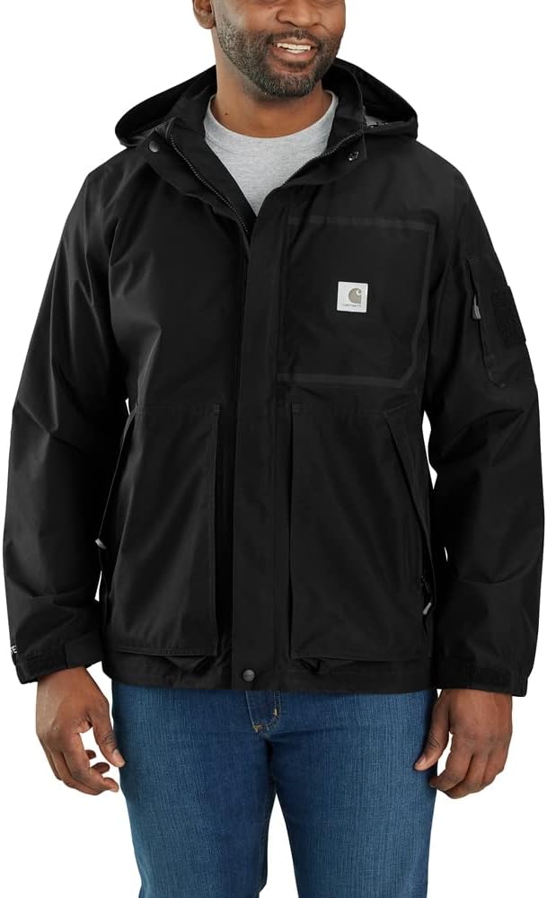 Carhartt мужская 104725 Super Dux Gore-Tex расслабленного кроя легкая куртка, Black
Carhartt мужская 104725 Super Dux Gore-Tex расслабленного кроя легкая куртка, Black