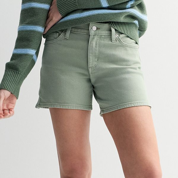 Женские шорты деним mid rise Sonoma Goods For Life, Madri Green
Женские шорты деним mid rise Sonoma Goods For Life, Madri Green