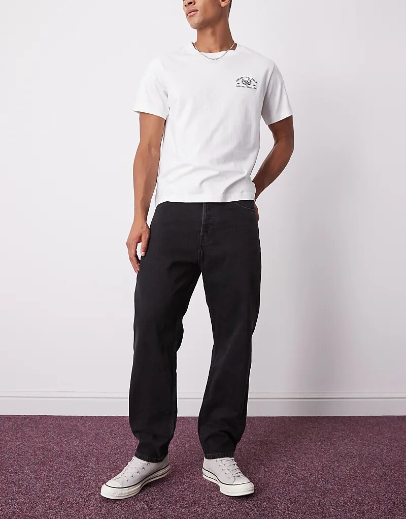 Джинсы Weekday Ray свободного кроя зауженного кроя черного цвета
Джинсы Weekday Ray свободного кроя зауженного кроя черного цвета