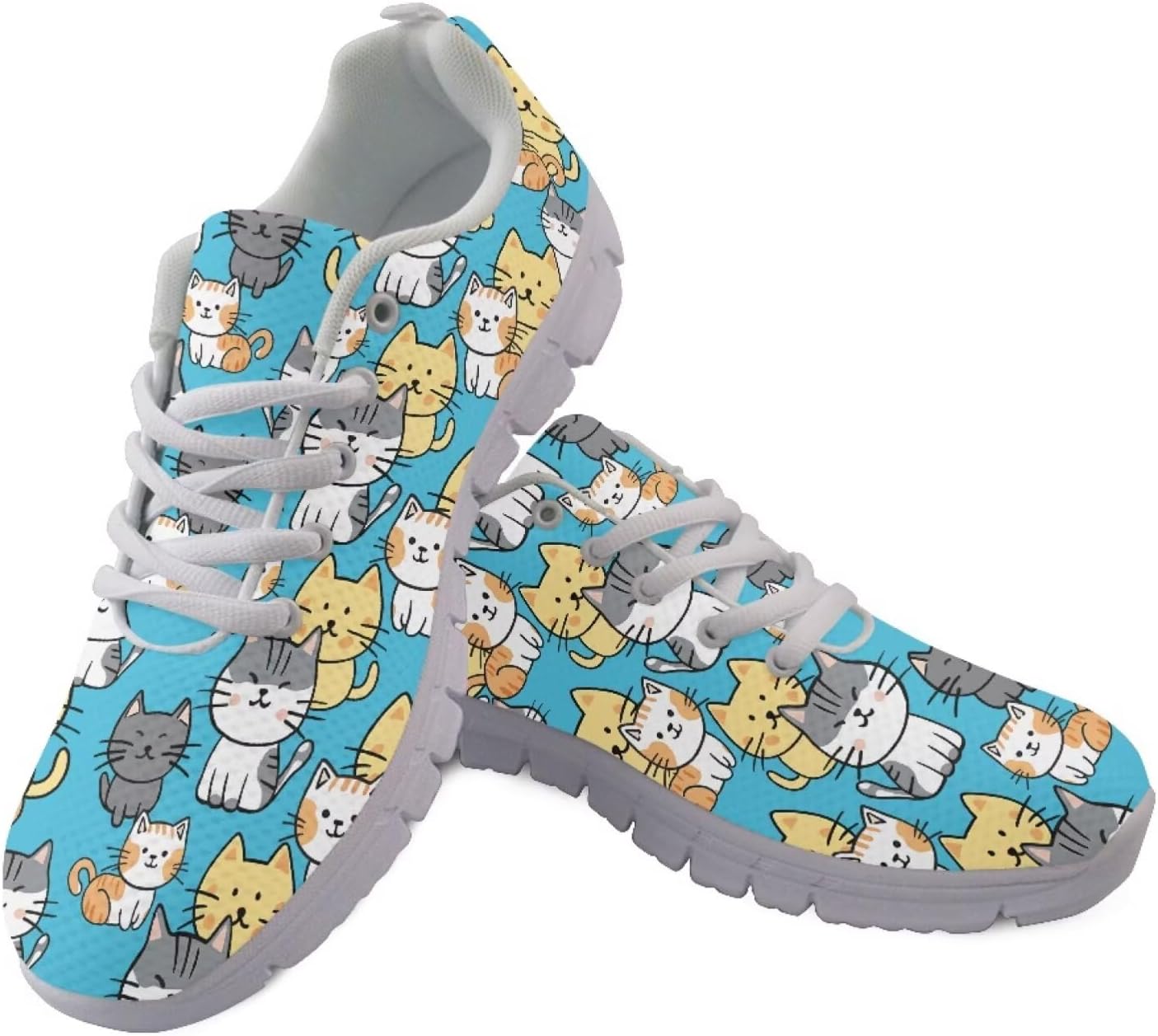 Кроссовки Jeiento с шнуровкой для спорта и бега для женщин и мужчин с животным принтом, спортивная обувь для ходьбы, противоскользящие кроссовки для джоггинга, Cartoon Cat Theme
Кроссовки Jeiento с шнуровкой для спорта и бега для женщин и мужчин с животным принтом, спортивная обувь для ходьбы, противоскользящие кроссовки для джоггинга, Cartoon Cat Theme