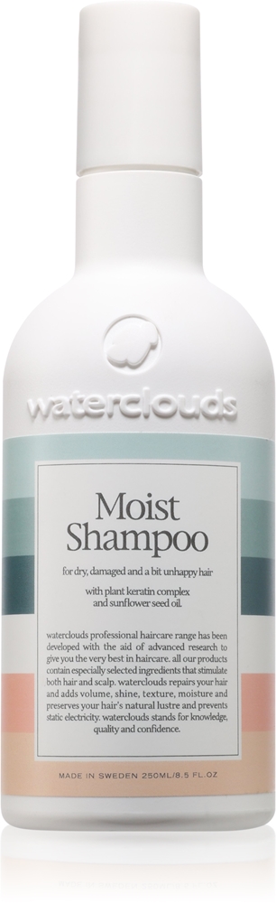 Moist shampoo увлажняющий шампунь для сухих волос Waterclouds, 250 мл
Moist shampoo увлажняющий шампунь для сухих волос Waterclouds, 250 мл