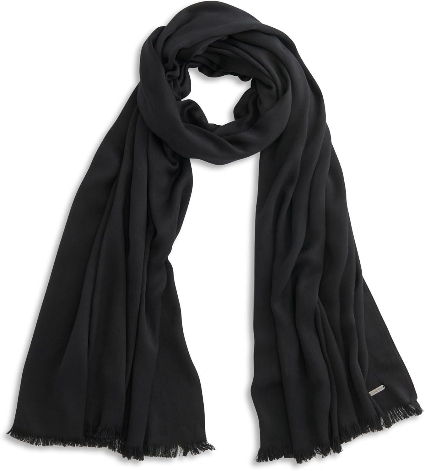 Женская мягкая однотонная пашмина Calvin Klein большого размера, Black
Женская мягкая однотонная пашмина Calvin Klein большого размера, Black