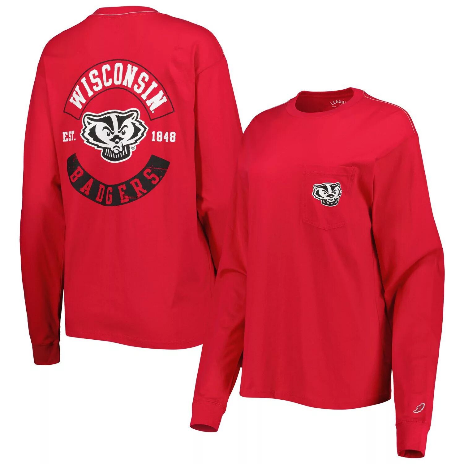 Красная футболка с длинными рукавами и карманами женской лиги Red Wisconsin Badgers, Красный, Красная футболка с длинными рукавами и карманами женской лиги Red Wisconsin Badgers
Красная футболка с длинными рукавами и карманами женской лиги Red Wisconsin Badgers, Красный, Красная футболка с длинными рукавами и карманами женской лиги Red Wisconsin Badgers