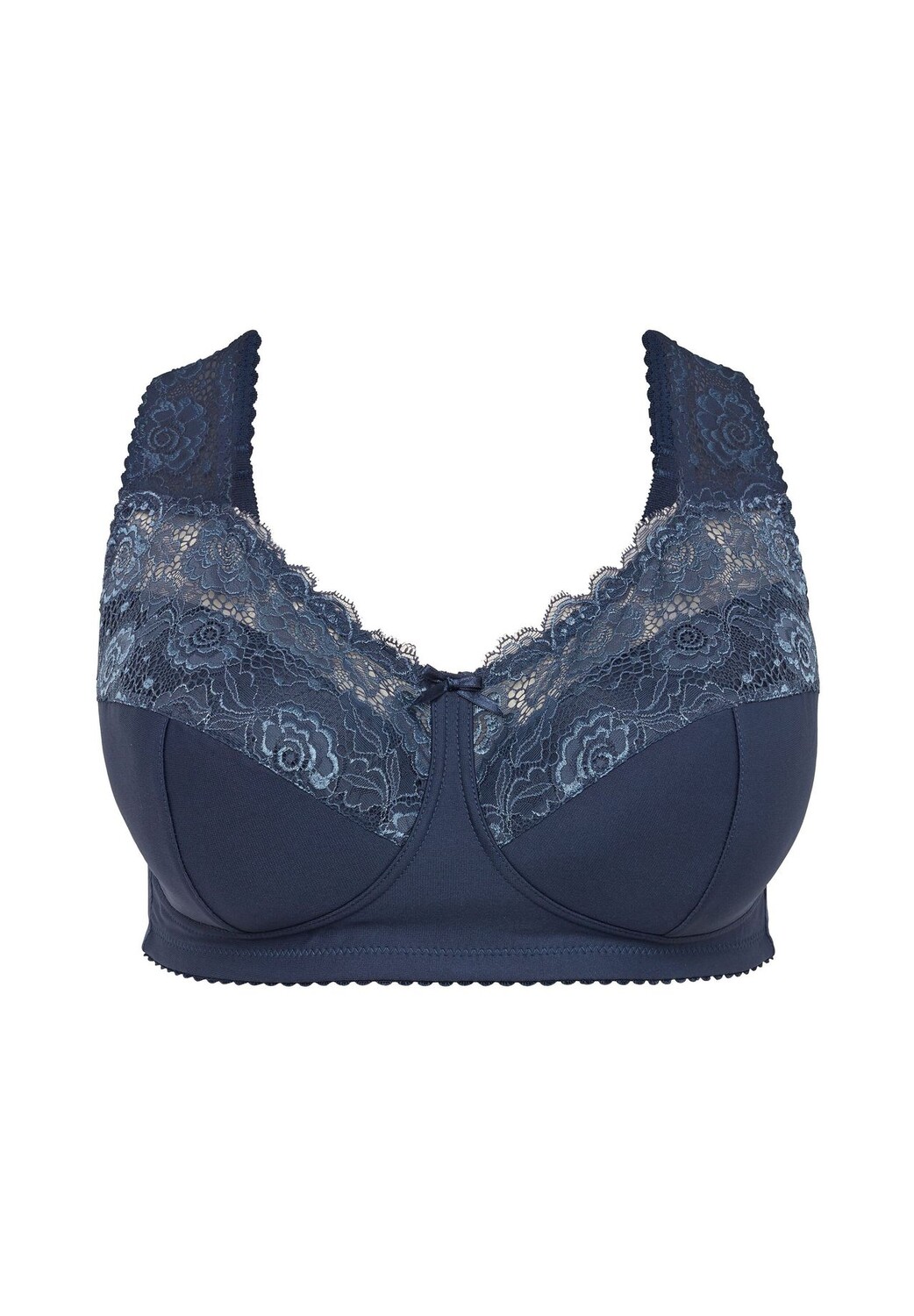Бюстгальтер без косточек с мягкими чашками и кружевом sheego, цвет Saphir B
Бюстгальтер без косточек с мягкими чашками и кружевом sheego, цвет Saphir B