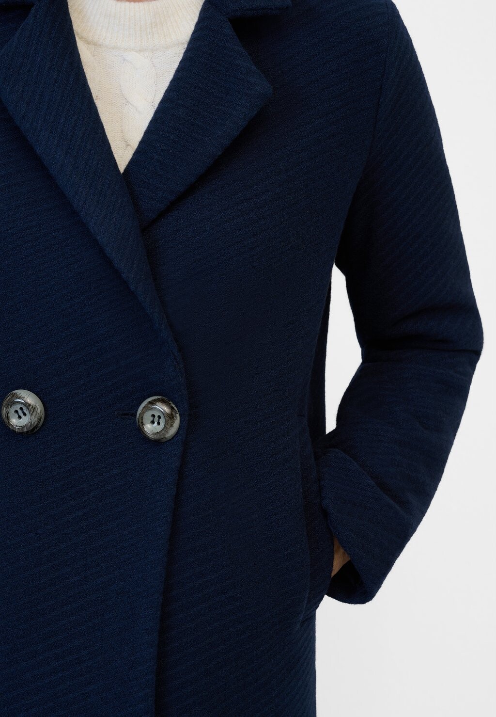 Классическое пальто ADELINA Ricano, синий 
Классическое пальто ADELINA Ricano, синий