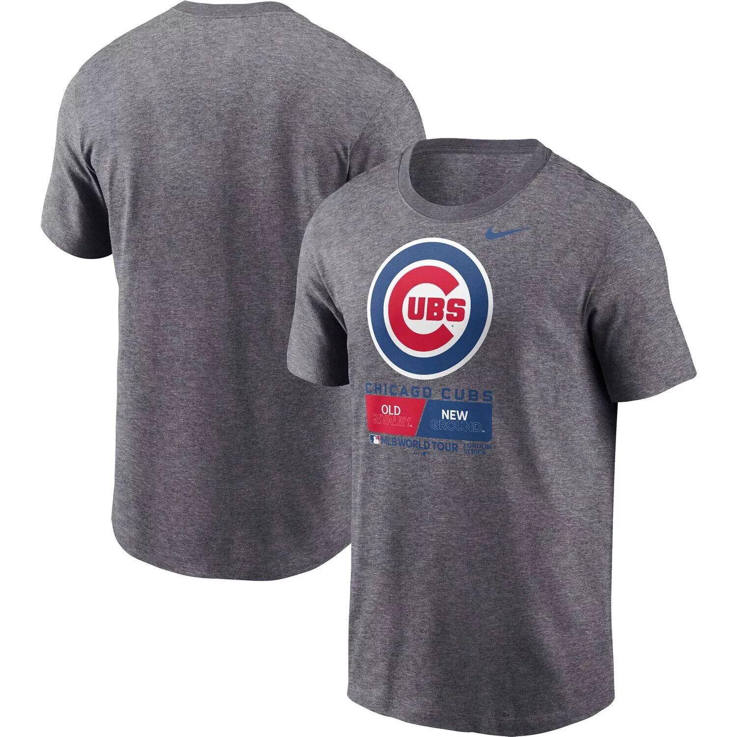 Мужская футболка Heather Charcoal Chicago Cubs MLB World Tour 2023: London Series Nike
Мужская футболка Heather Charcoal Chicago Cubs MLB World Tour 2023: London Series Nike