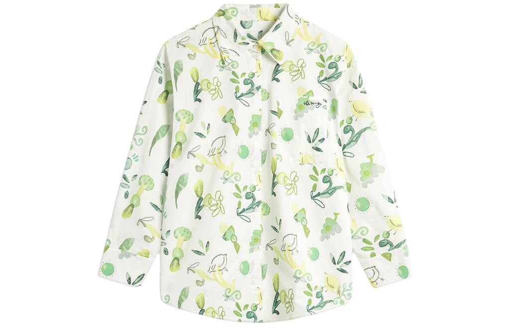 Рубашка женская из коллекции Sports Life, белая, с принтом Lining
Рубашка женская из коллекции Sports Life, белая, с принтом Lining