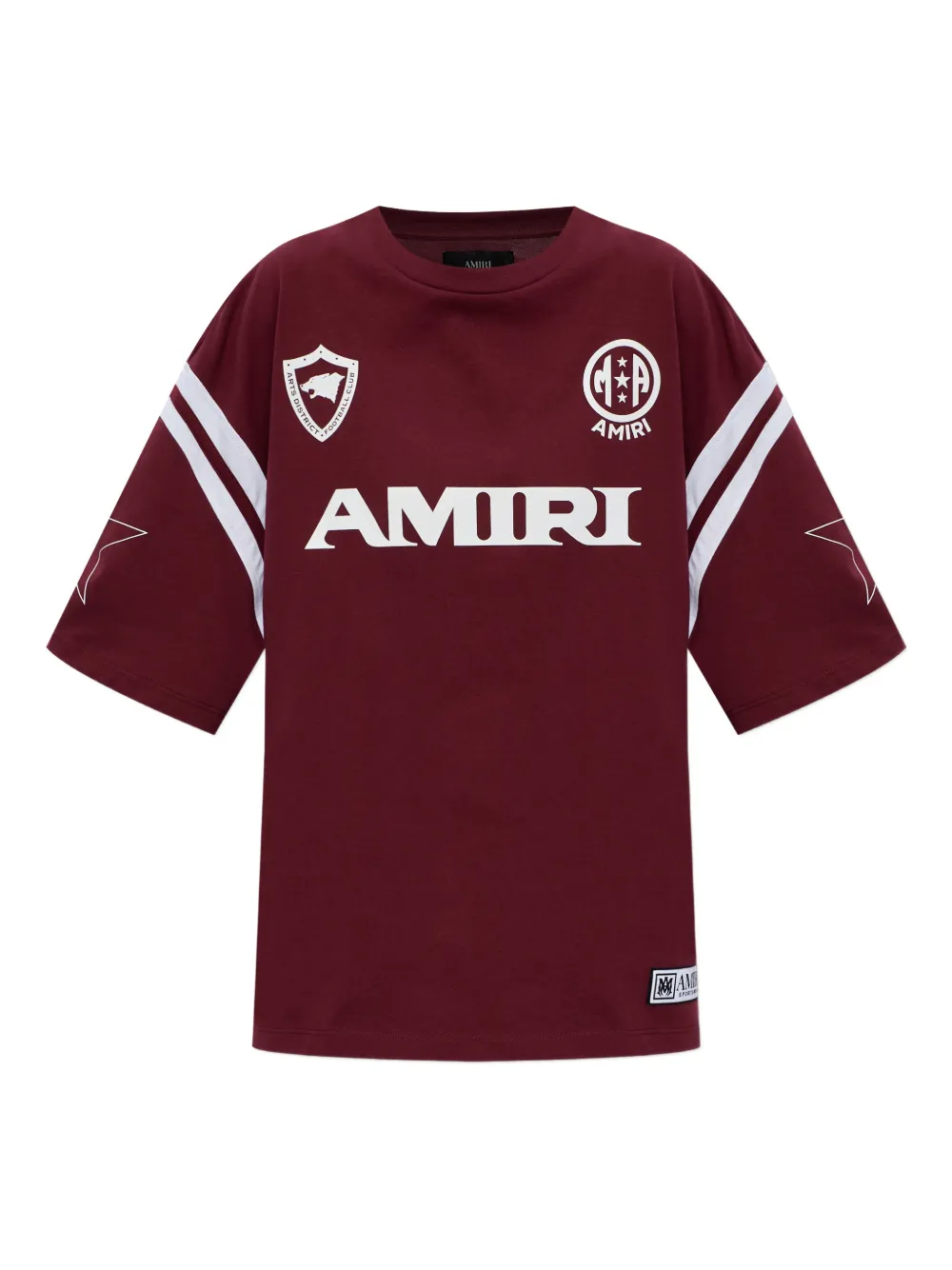 Футболка с логотипом и полосатыми деталями Amiri, красный
Футболка с логотипом и полосатыми деталями Amiri, красный