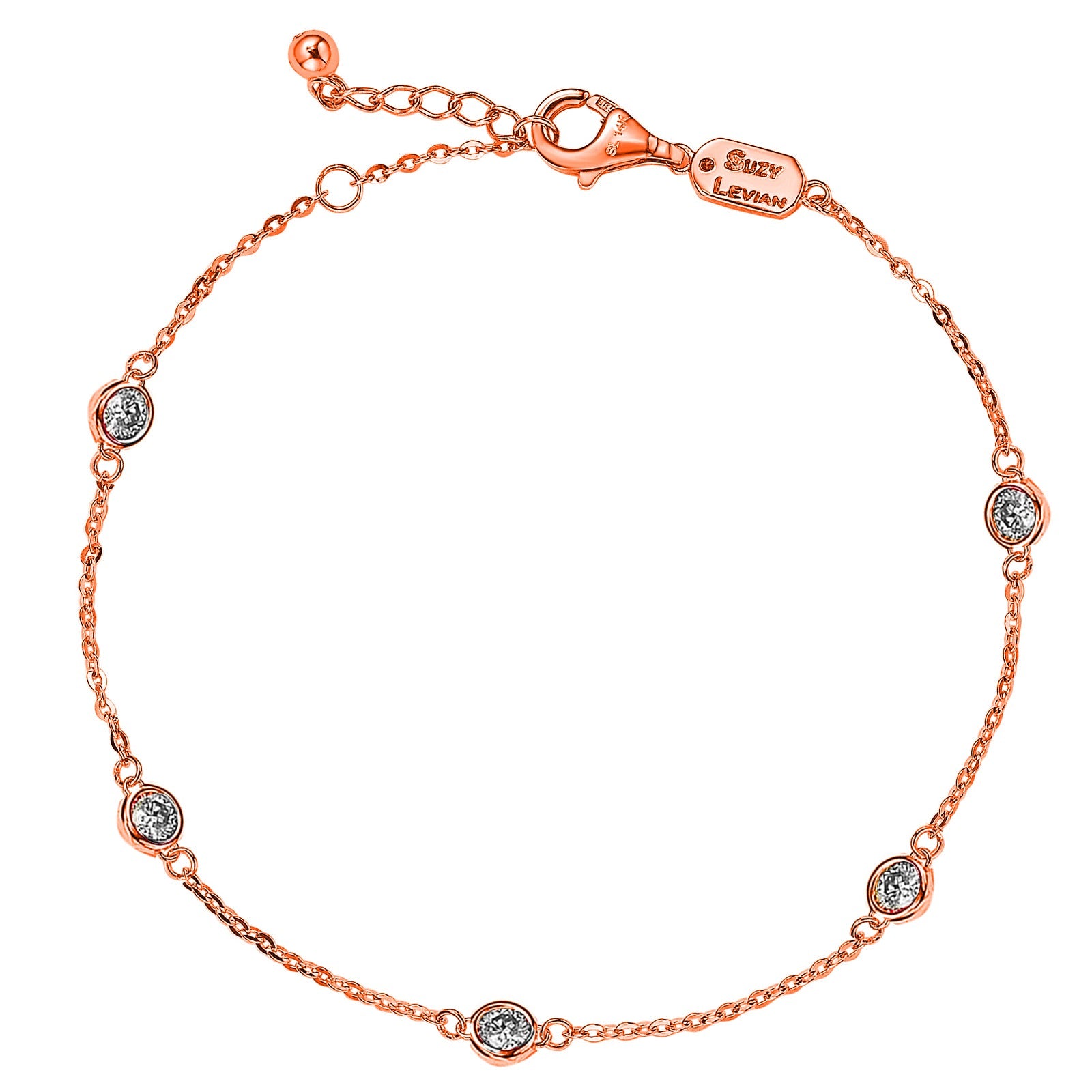 Браслет Suzy Levian с бриллиантами TDW 0,75 карата из белого золота 14 карат Suzy Levian, розовый
Браслет Suzy Levian с бриллиантами TDW 0,75 карата из белого золота 14 карат Suzy Levian, розовый