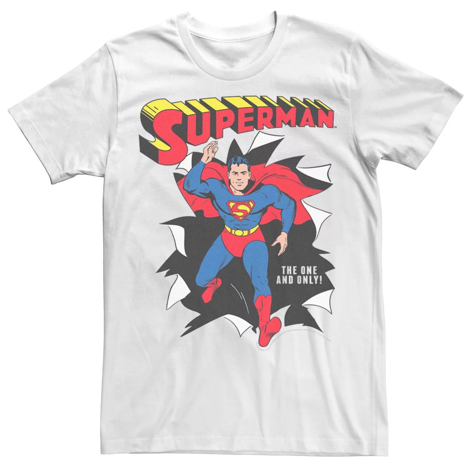 Мужская винтажная футболка с портретом и изображением Супермена DC Comics The One And Only Licensed Character
Мужская винтажная футболка с портретом и изображением Супермена DC Comics The One And Only Licensed Character
