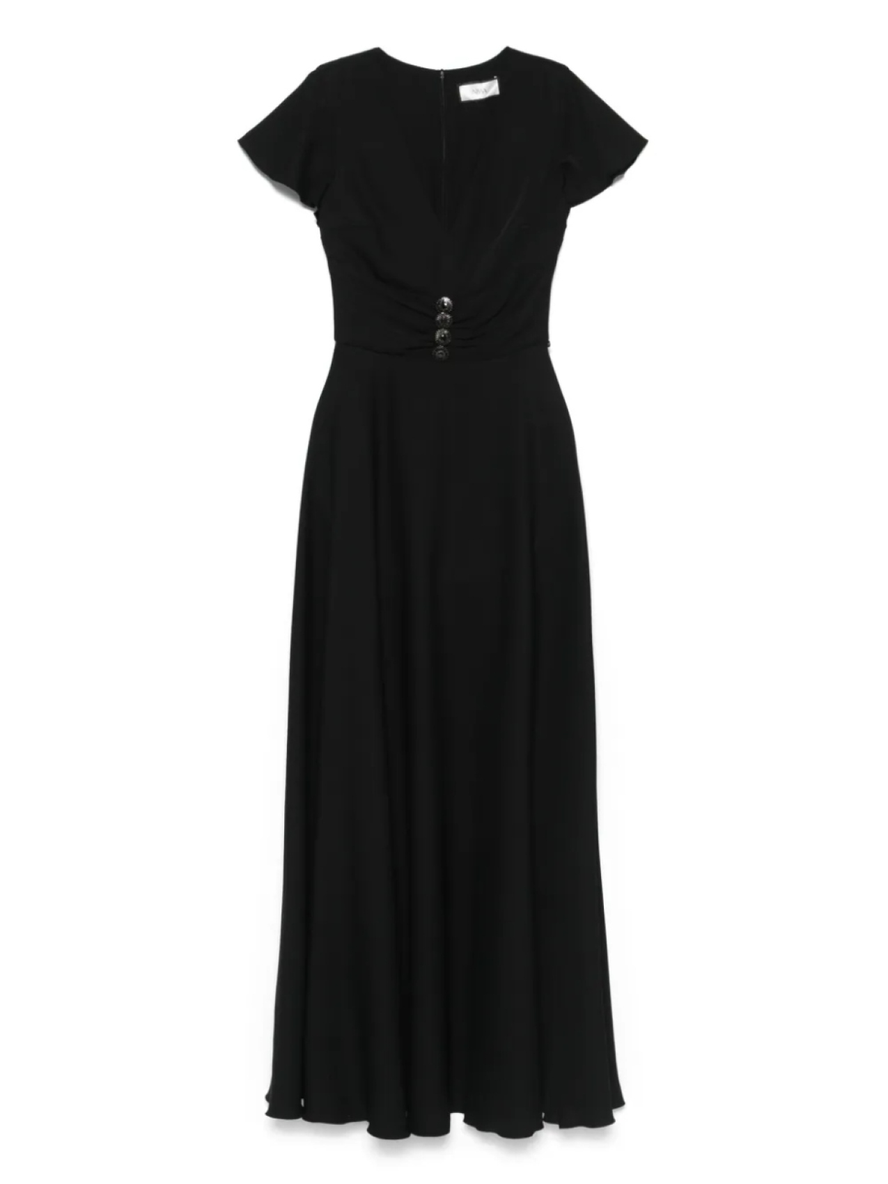Платье макси с декоративными пуговицами NISSA, черный
Платье макси с декоративными пуговицами NISSA, черный