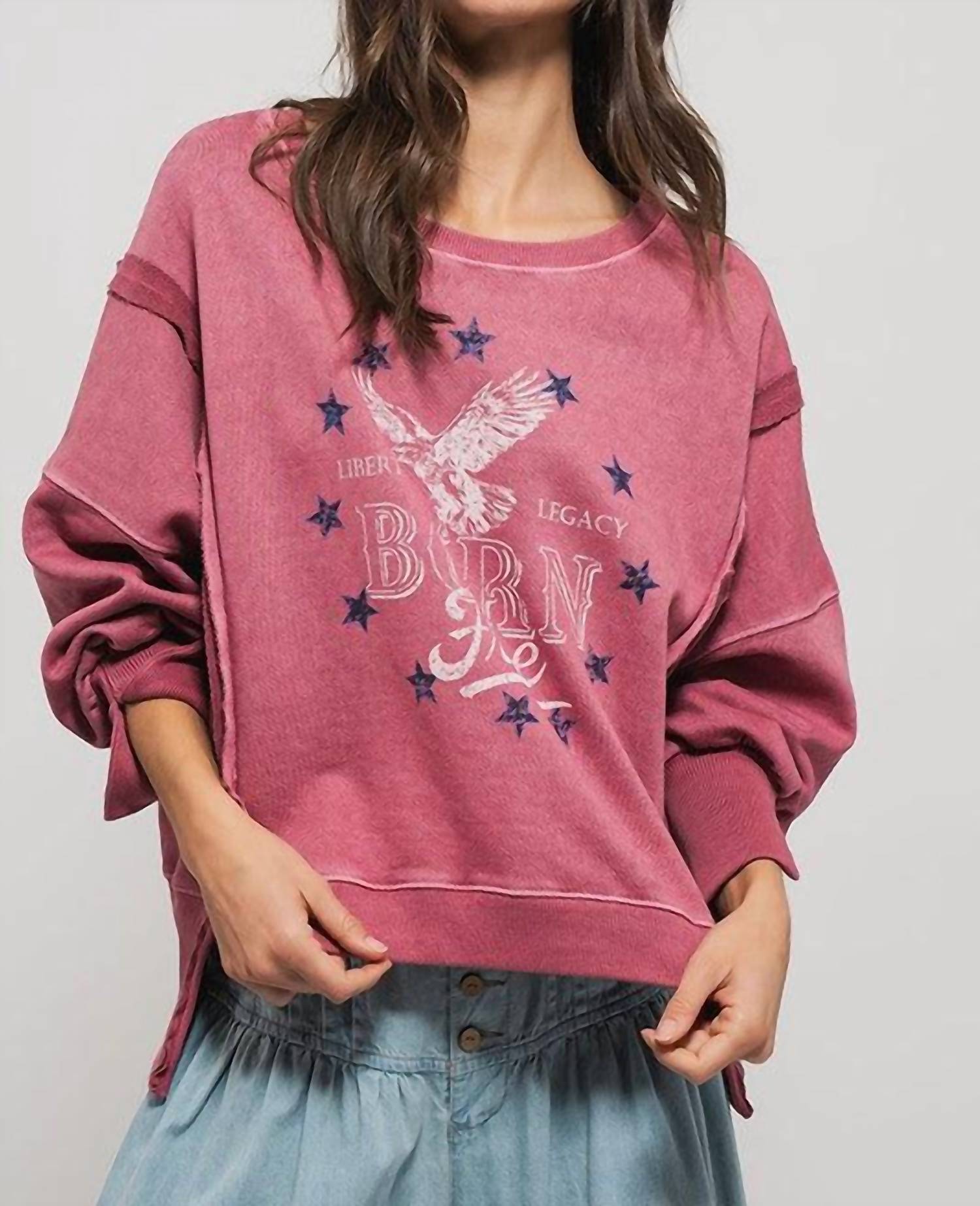 Американский топ Born Free в розово-фиолетовом Trend:notes
Американский топ Born Free в розово-фиолетовом Trend:notes