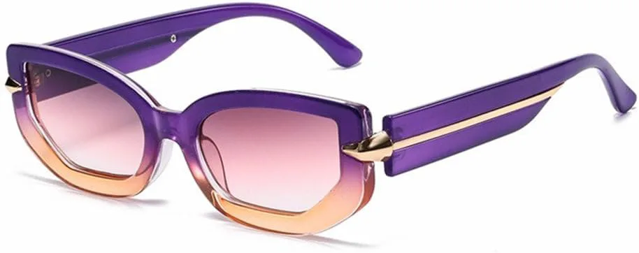 Модные солнцезащитные очки с градиентным переходом цвета для мужчин и женщин, ретро-стиль, минималистичный дизайн, защита от ультрафиолета UV400 LJTJTAV, Purple
Модные солнцезащитные очки с градиентным переходом цвета для мужчин и женщин, ретро-стиль, минималистичный дизайн, защита от ультрафиолета UV400 LJTJTAV, Purple