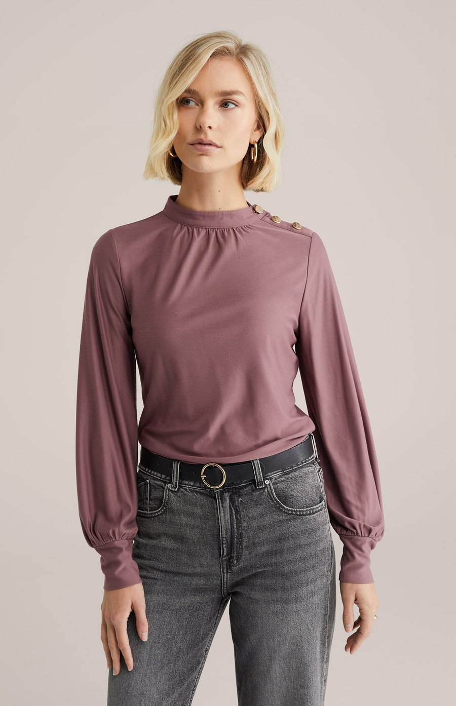 Блуза WE Fashion Blouse, Malve/Mauve
Блуза WE Fashion Blouse, Malve/Mauve