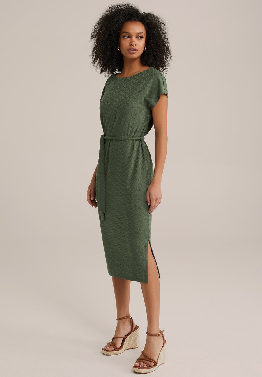 Платье WE Fashion Jersey dress, Army Green/Mottled Green
Платье WE Fashion Jersey dress, Army Green/Mottled Green