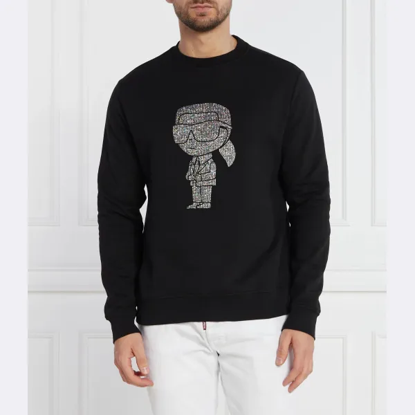 Толстовка обычного кроя с круглым вырезом Karl Lagerfeld, черный
Толстовка обычного кроя с круглым вырезом Karl Lagerfeld, черный