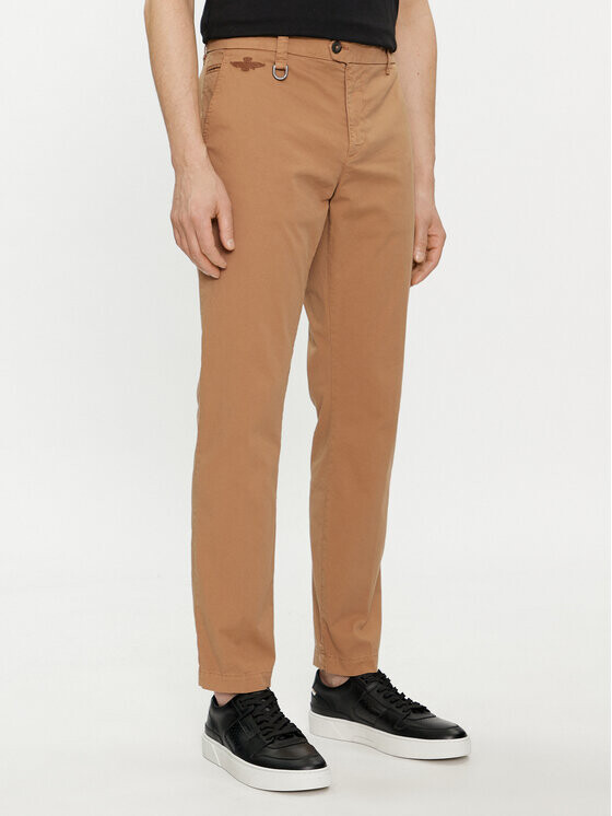Брюки чиносы обычного кроя Aeronautica Militare, коричневый
Брюки чиносы обычного кроя Aeronautica Militare, коричневый