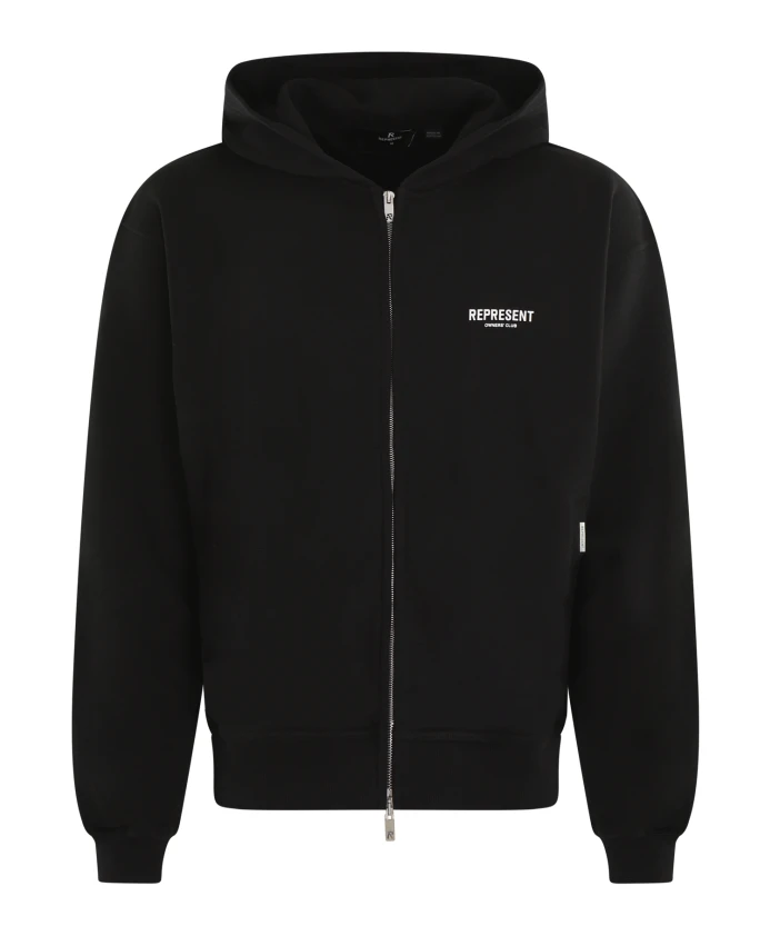 Клубная толстовка на молнии, черная Represent, черный
Клубная толстовка на молнии, черная Represent, черный