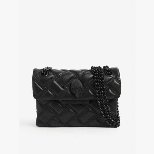 Миниатюрная стеганая кожаная сумка на плечо Kensington Kurt Geiger London, черный
Миниатюрная стеганая кожаная сумка на плечо Kensington Kurt Geiger London, черный