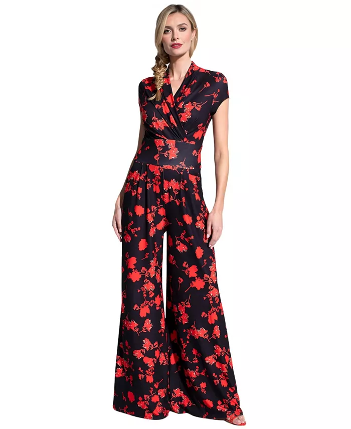 Женский комбинезон с запахом и широкими брючинами Hotsquash London, красный
Женский комбинезон с запахом и широкими брючинами Hotsquash London, красный