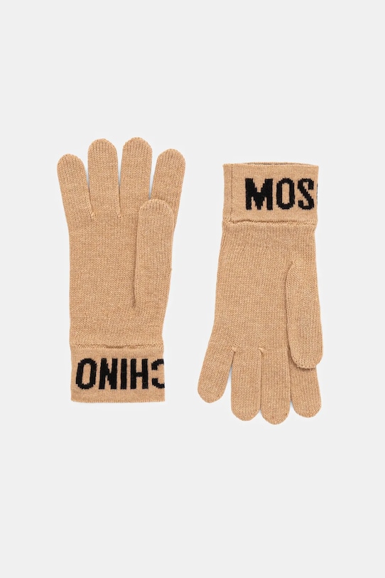 Шерстяные перчатки Moschino, коричневый
Шерстяные перчатки Moschino, коричневый