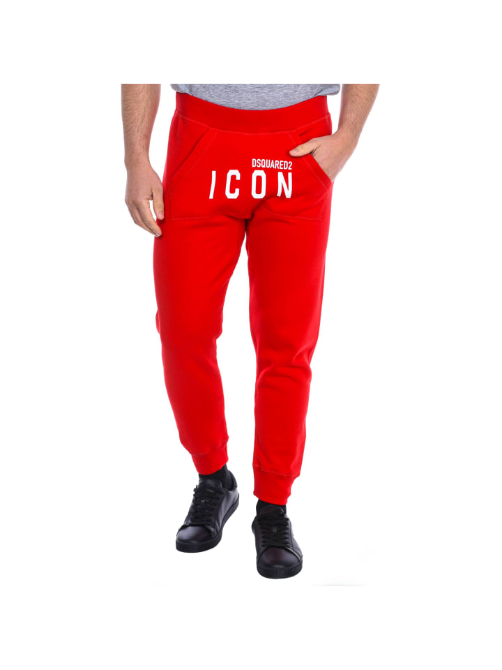 Спортивные брюки Dsquared2, красный 
Спортивные брюки Dsquared2, красный