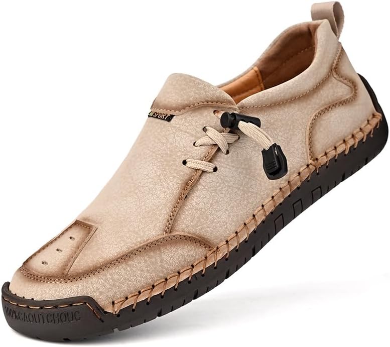 Мужские кожаные лоферы с ручной строчкой, шнуровкой, легкие, дышащие, с круглым носком, без застежки, плоские, чукка оксфорды, и прогулок Hhhchpm, бежевый
Мужские кожаные лоферы с ручной строчкой, шнуровкой, легкие, дышащие, с круглым носком, без застежки, плоские, чукка оксфорды, и прогулок Hhhchpm, бежевый