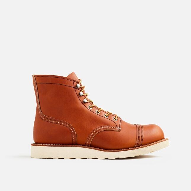 Ботинки Red Wing Iron Ranger 8086, мужские, 6 дюймов, кожа Oro-Legacy с масляной пропиткой, подошва Traction Tred Red Wing Shoes
Ботинки Red Wing Iron Ranger 8086, мужские, 6 дюймов, кожа Oro-Legacy с масляной пропиткой, подошва Traction Tred Red Wing Shoes