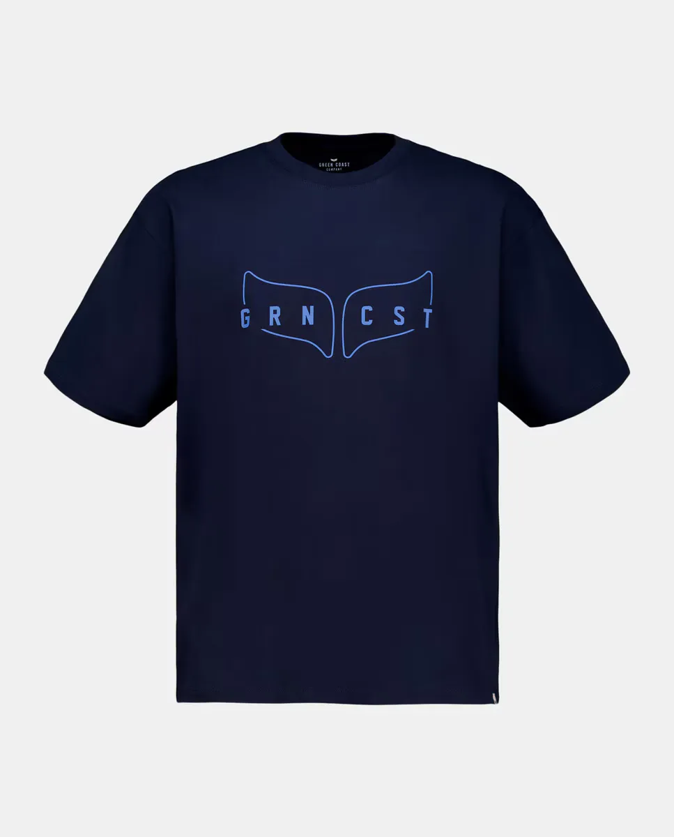 Мужская футболка с короткими рукавами и логотипом Green Coast, синий
Мужская футболка с короткими рукавами и логотипом Green Coast, синий