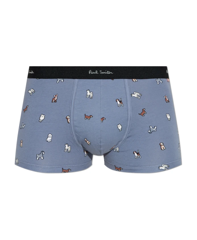 Хлопковые боксерские шорты с принтом Paul Smith, серый
Хлопковые боксерские шорты с принтом Paul Smith, серый