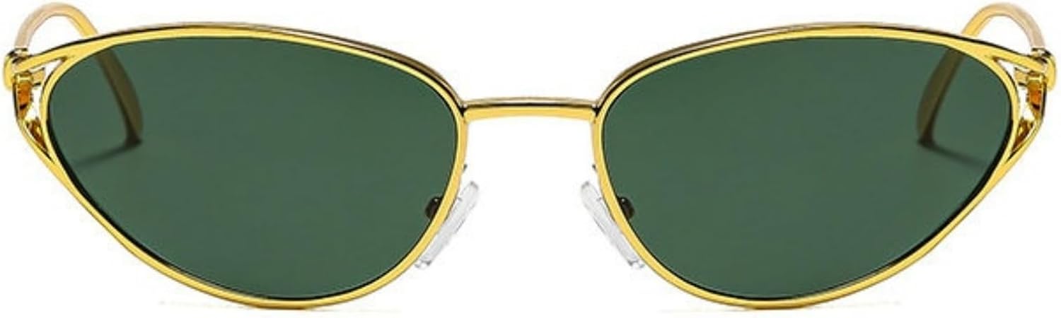 Солнцезащитные очки Willochra Fashion 90s «кошачий глаз» для женщин, модные треугольные солнцезащитные очки в металлической оправе, овальные солнцезащитные очки для женщин с защитой от УФ-излучения UV400, C3
Солнцезащитные очки Willochra Fashion 90s «кошачий глаз» для женщин, модные треугольные солнцезащитные очки в металлической оправе, овальные солнцезащитные очки для женщин с защитой от УФ-излучения UV400, C3