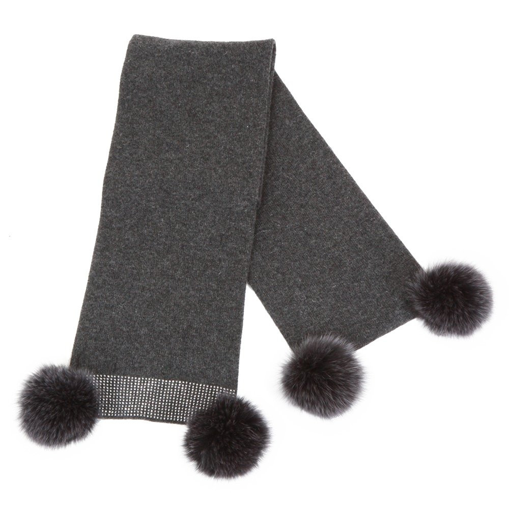 Шарф Peter Glenn Хрустальный шар с помпоном из натурального меха (женский), Charcoal/Grey
Шарф Peter Glenn Хрустальный шар с помпоном из натурального меха (женский), Charcoal/Grey