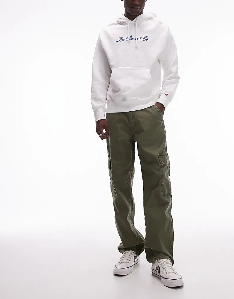 Брюки-карго Levi's 568 прямого кроя, темно-зеленого цвета
Брюки-карго Levi's 568 прямого кроя, темно-зеленого цвета