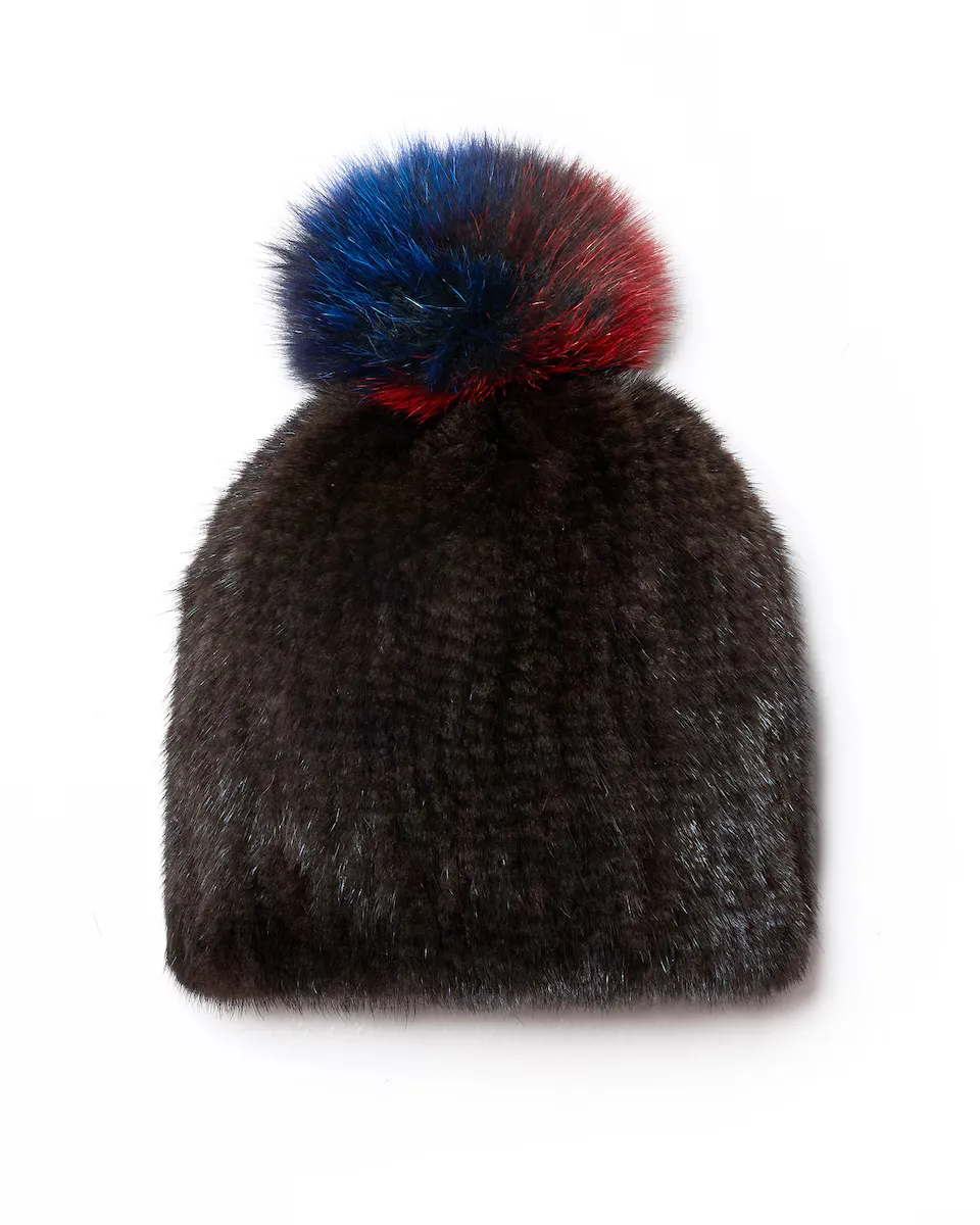 Шапка из норки коричневого цвета с помпоном из лисы Maximilian, темно-коричневый
Шапка из норки коричневого цвета с помпоном из лисы Maximilian, темно-коричневый