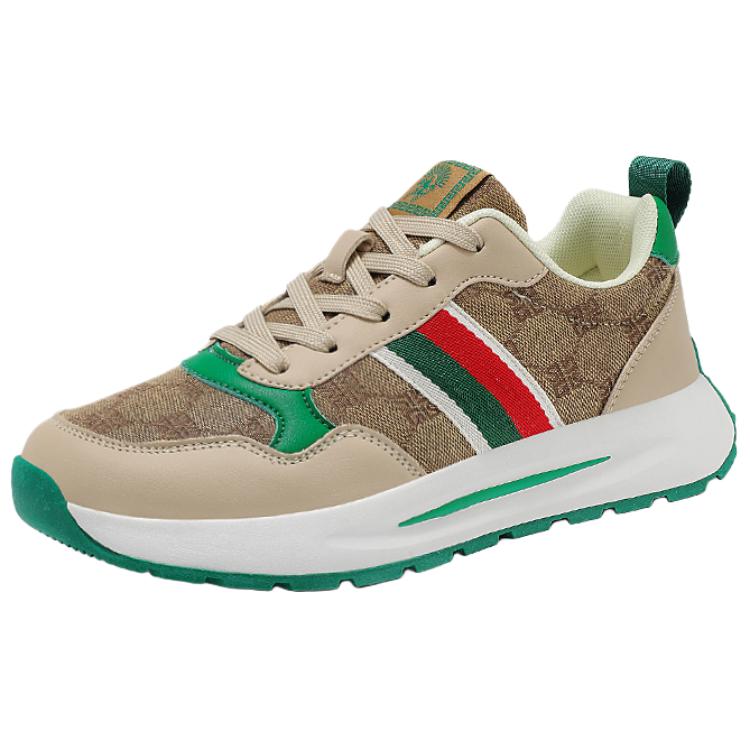 Lin Feng Амортизирующие износостойкие низкие кеды унисекс коричневые, цвет Brown 
Lin Feng Амортизирующие износостойкие низкие кеды унисекс коричневые, цвет Brown