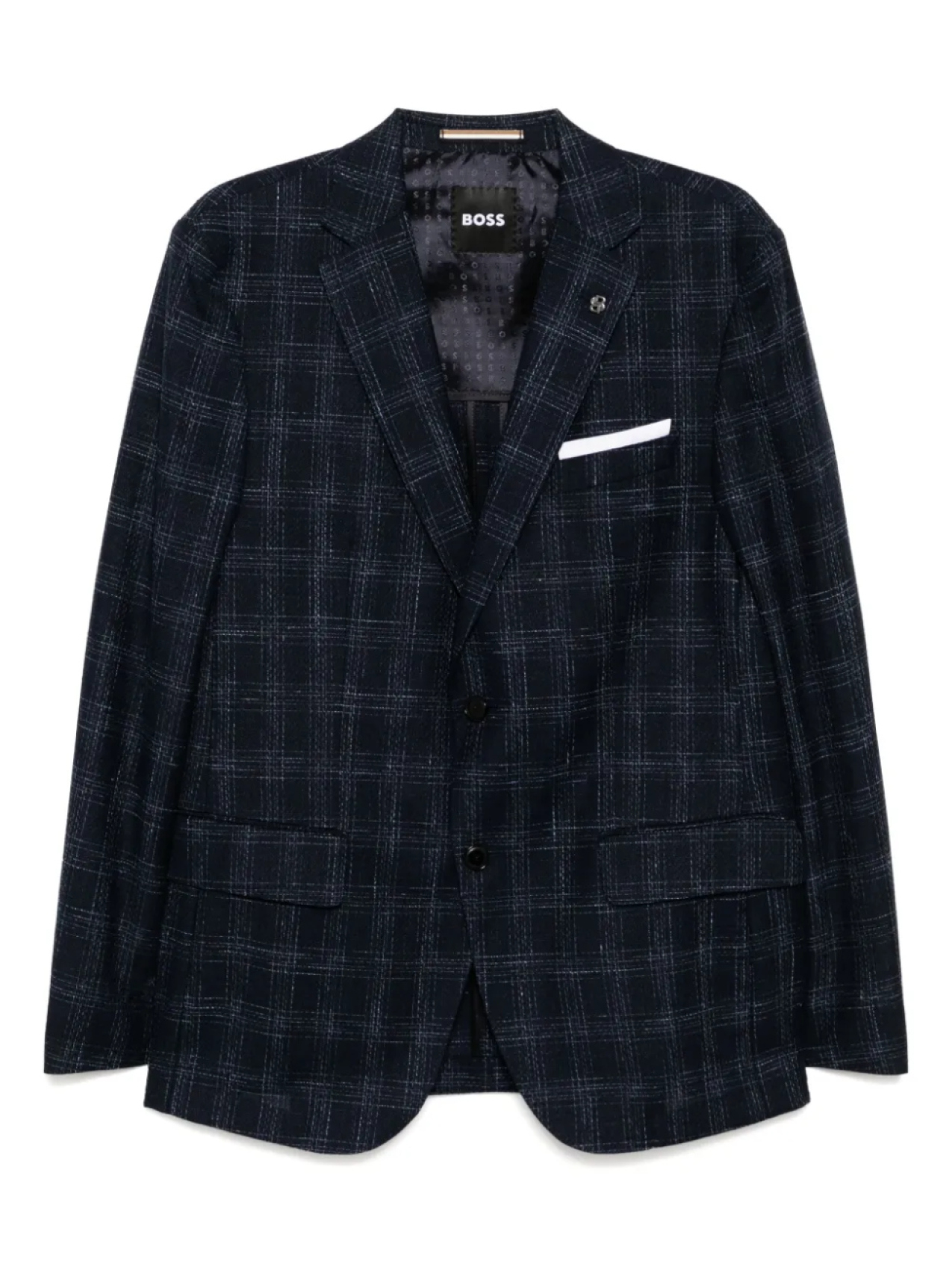 Пиджак в клетку BOSS, синий
Пиджак в клетку BOSS, синий