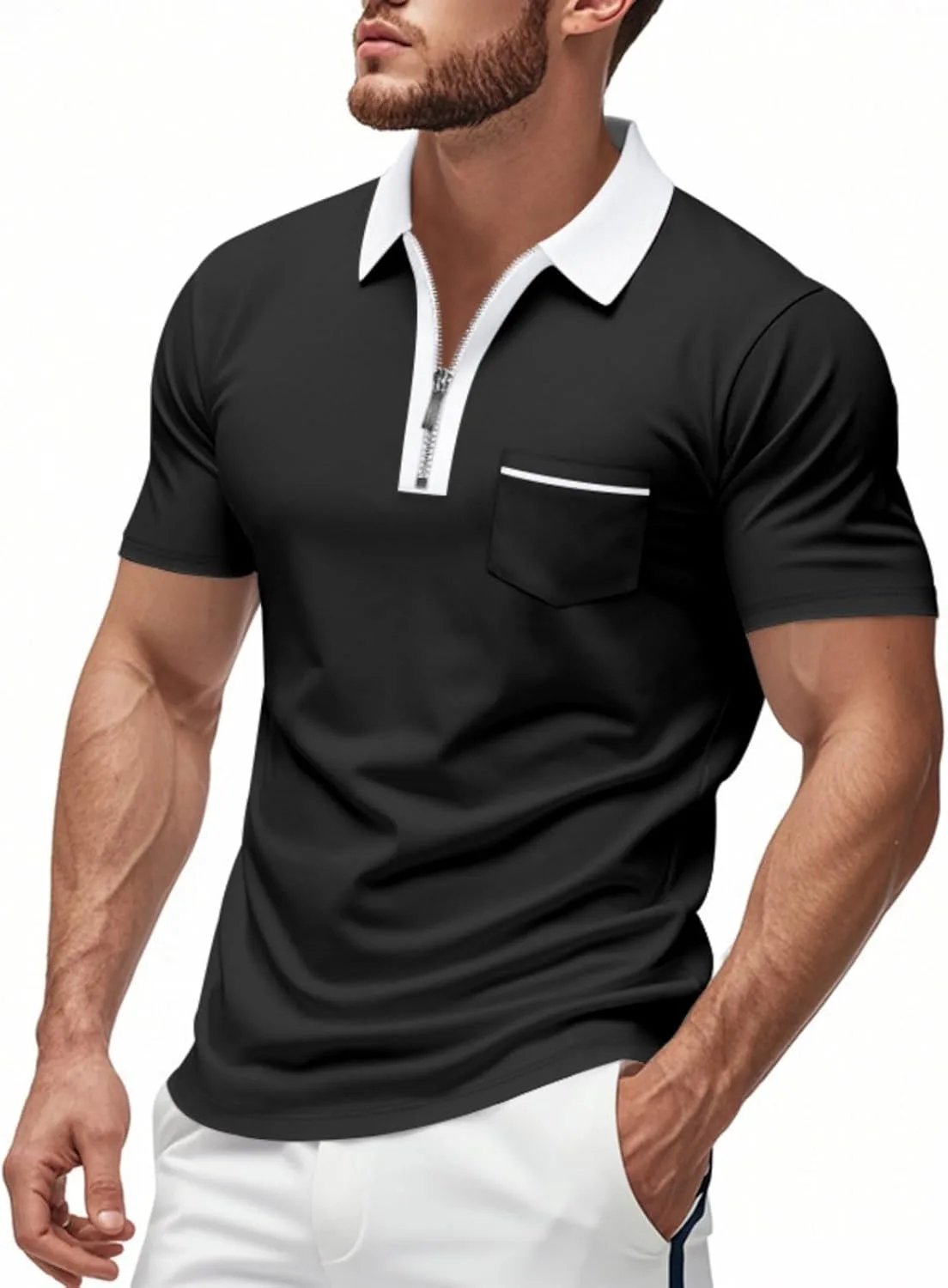 Футболка-поло с карманом, M-3XL
Футболка-поло с карманом, M-3XL