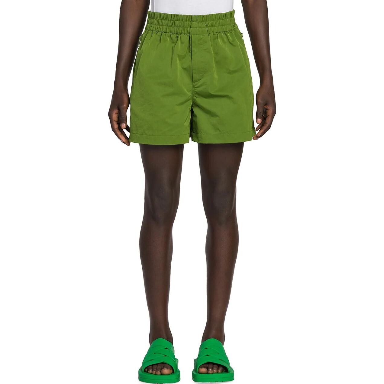 Нейлоновые шорты для плавания Bottega Veneta, зеленый
Нейлоновые шорты для плавания Bottega Veneta, зеленый