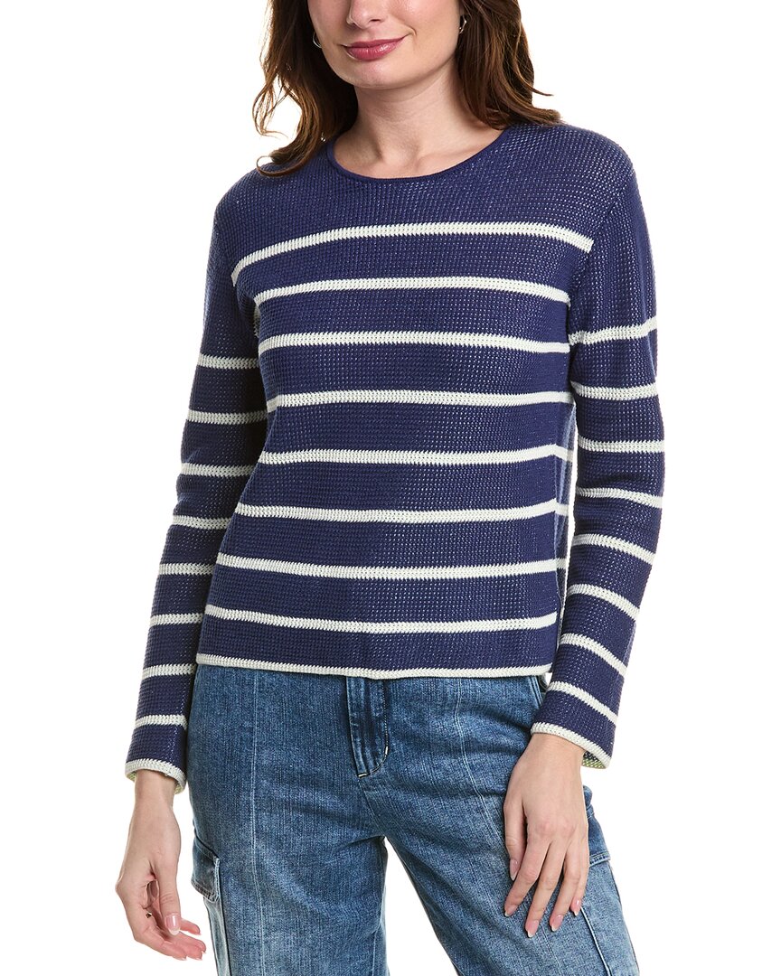 Alashan Cashmere Plaited Двусторонний полосатый свитер из смеси кашемира и кашемира, синий
Alashan Cashmere Plaited Двусторонний полосатый свитер из смеси кашемира и кашемира, синий