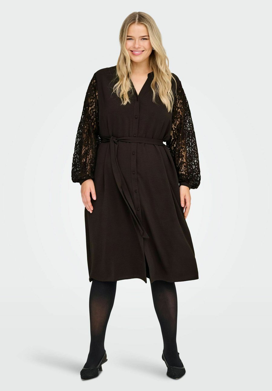Платье ONLY Carmakoma Shirt dress, Black Coffee/Brown
Платье ONLY Carmakoma Shirt dress, Black Coffee/Brown