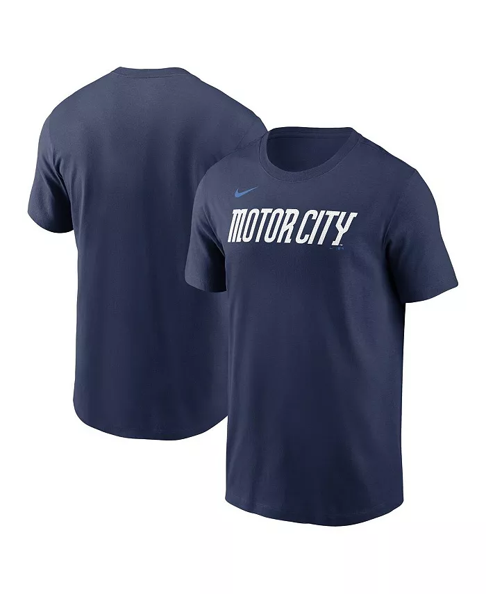 Мужская футболка Detroit Tigers 2024 City Connect Wordmark в синем цвете Nike
Мужская футболка Detroit Tigers 2024 City Connect Wordmark в синем цвете Nike